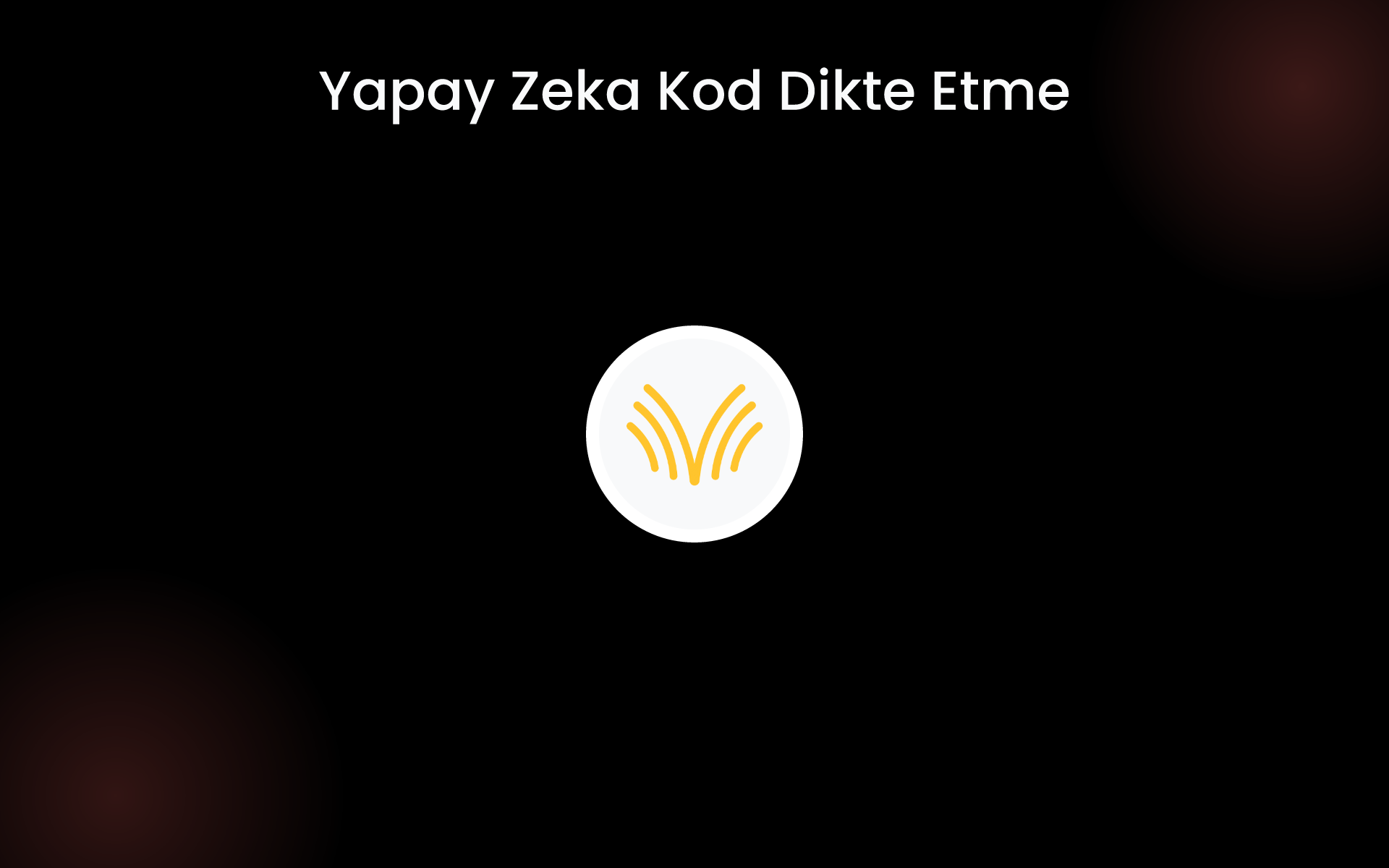 Yapay Zeka Kod Dikte Etme tools