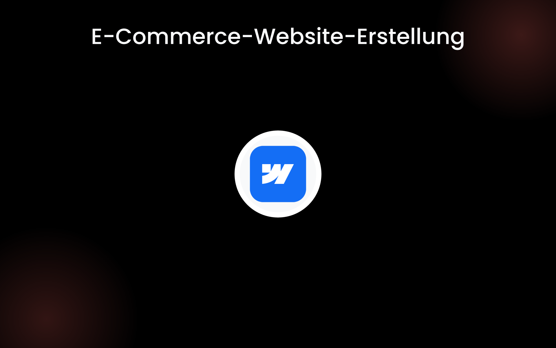 E-Commerce-Website-Erstellung tools