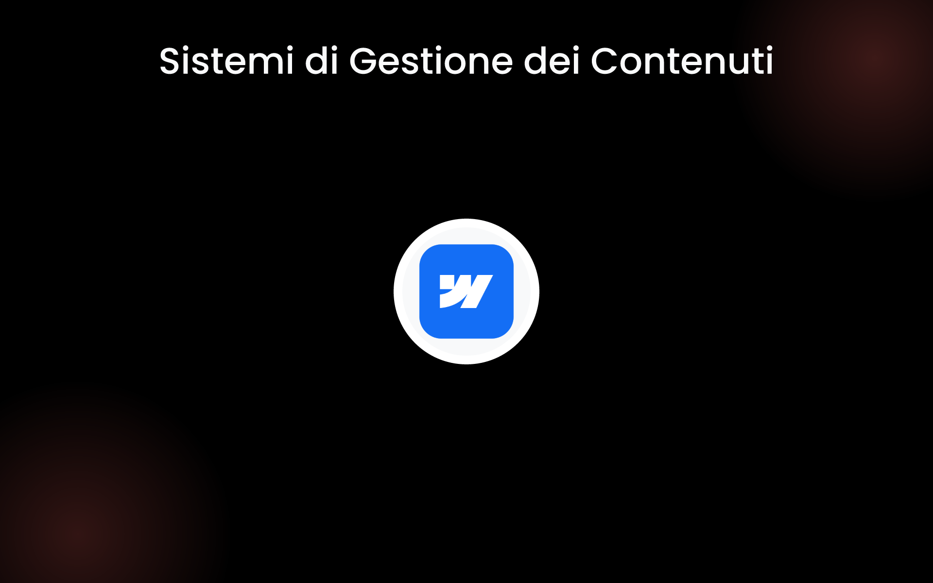 Sistemi di Gestione dei Contenuti tools