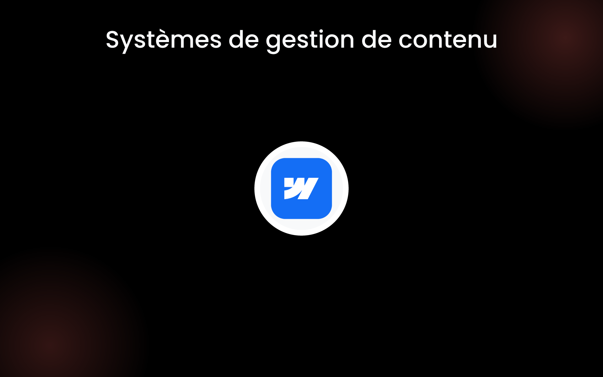 Systèmes de gestion de contenu tools