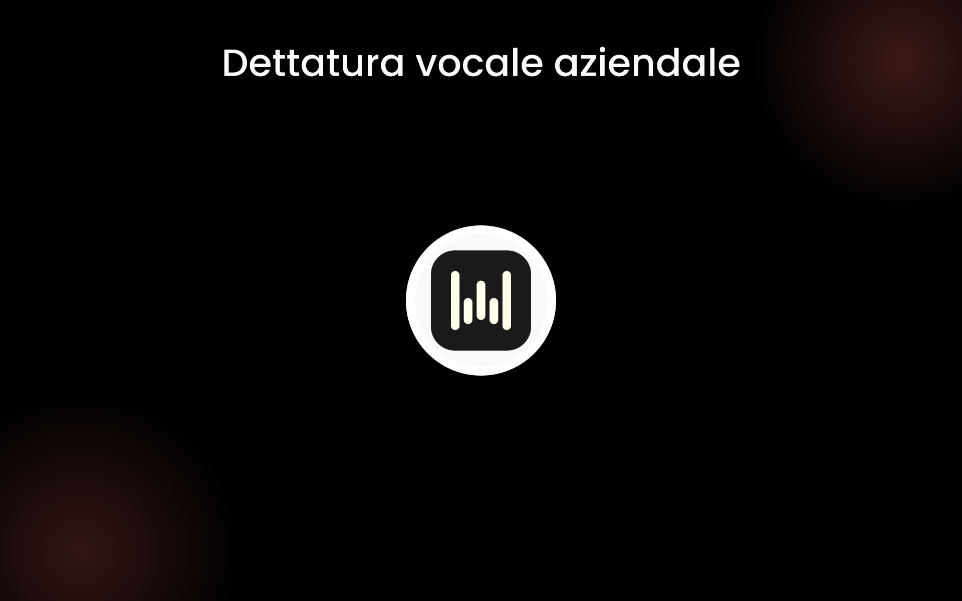 Dettatura vocale aziendale tools