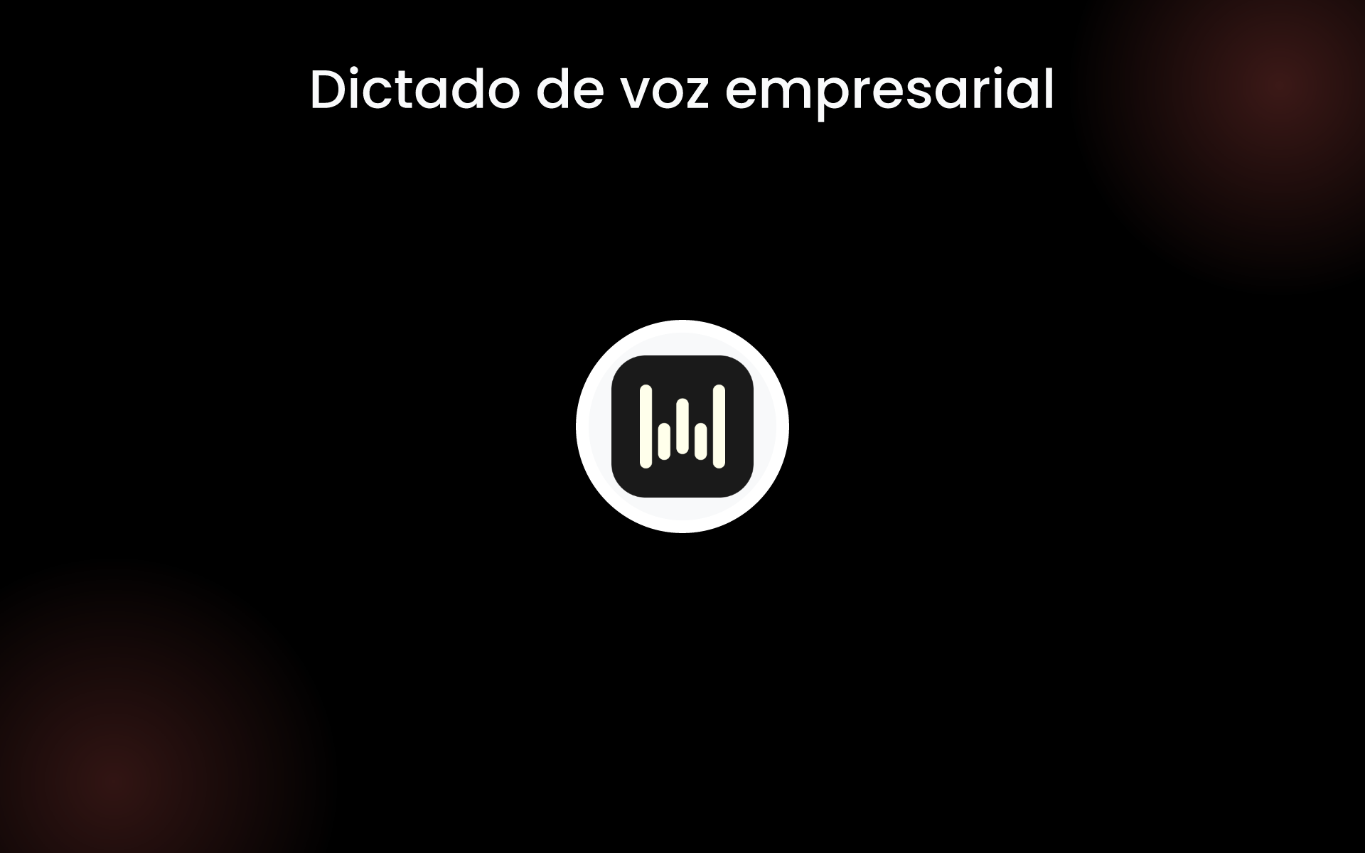 Dictado de voz empresarial tools