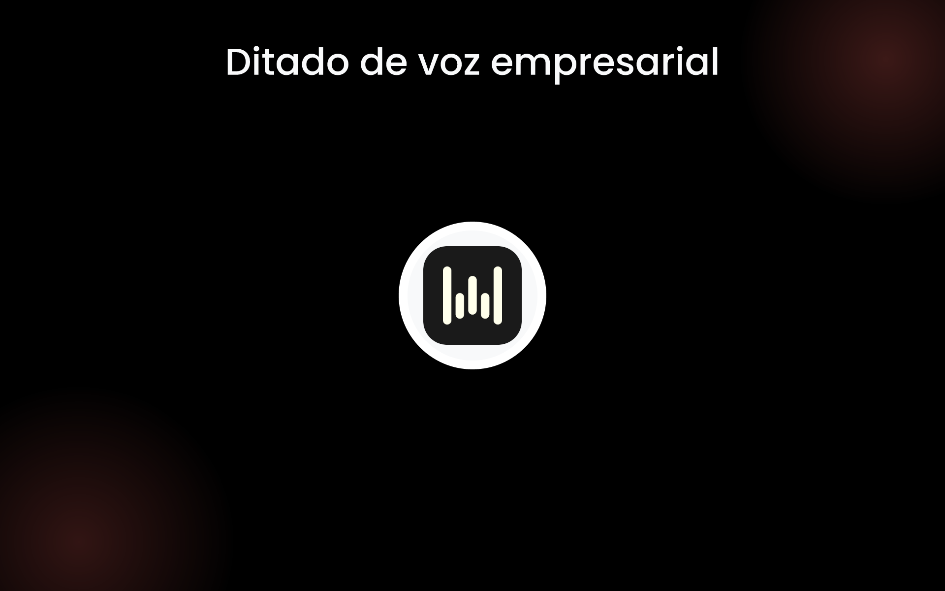 Ditado de voz empresarial tools