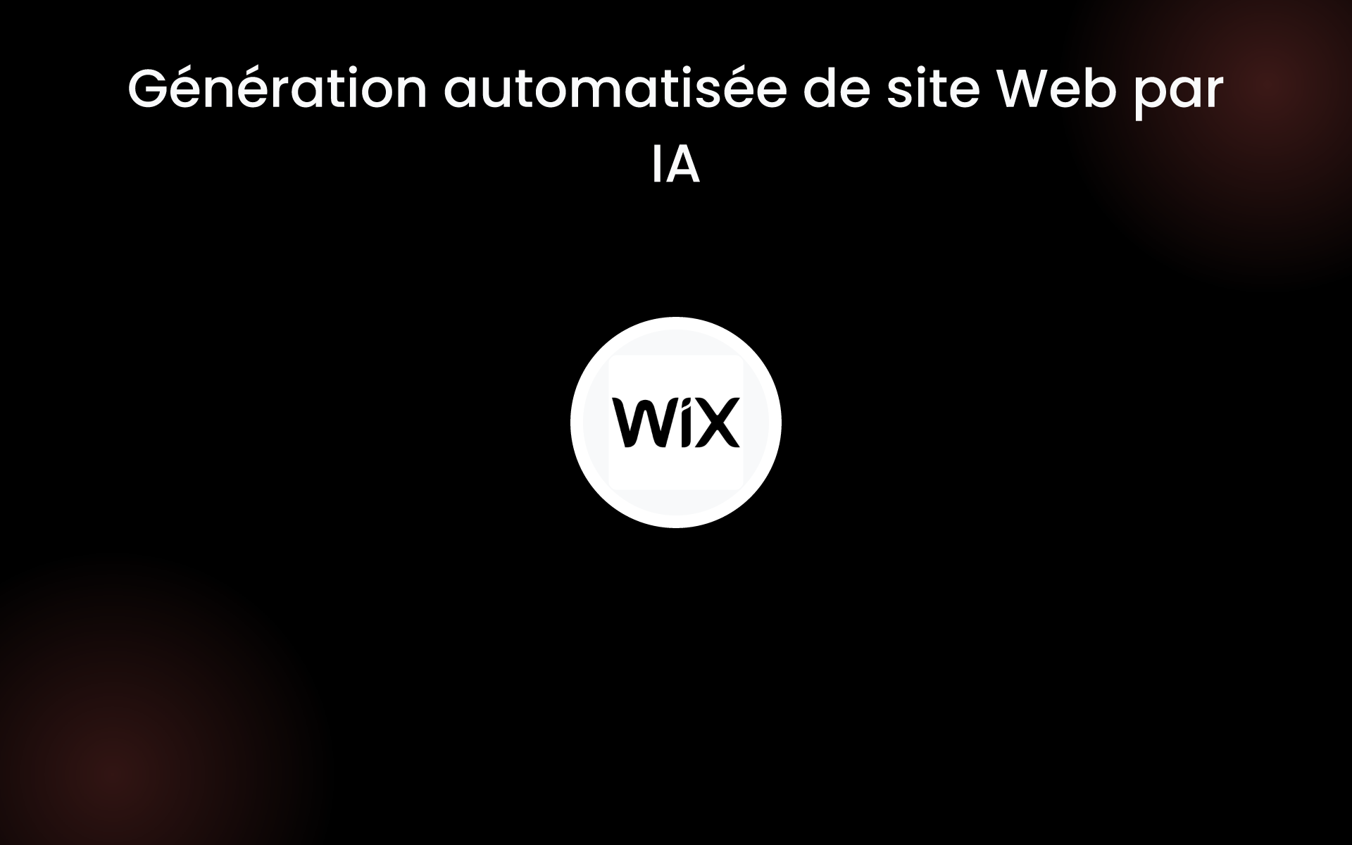 Génération automatisée de site Web par IA tools