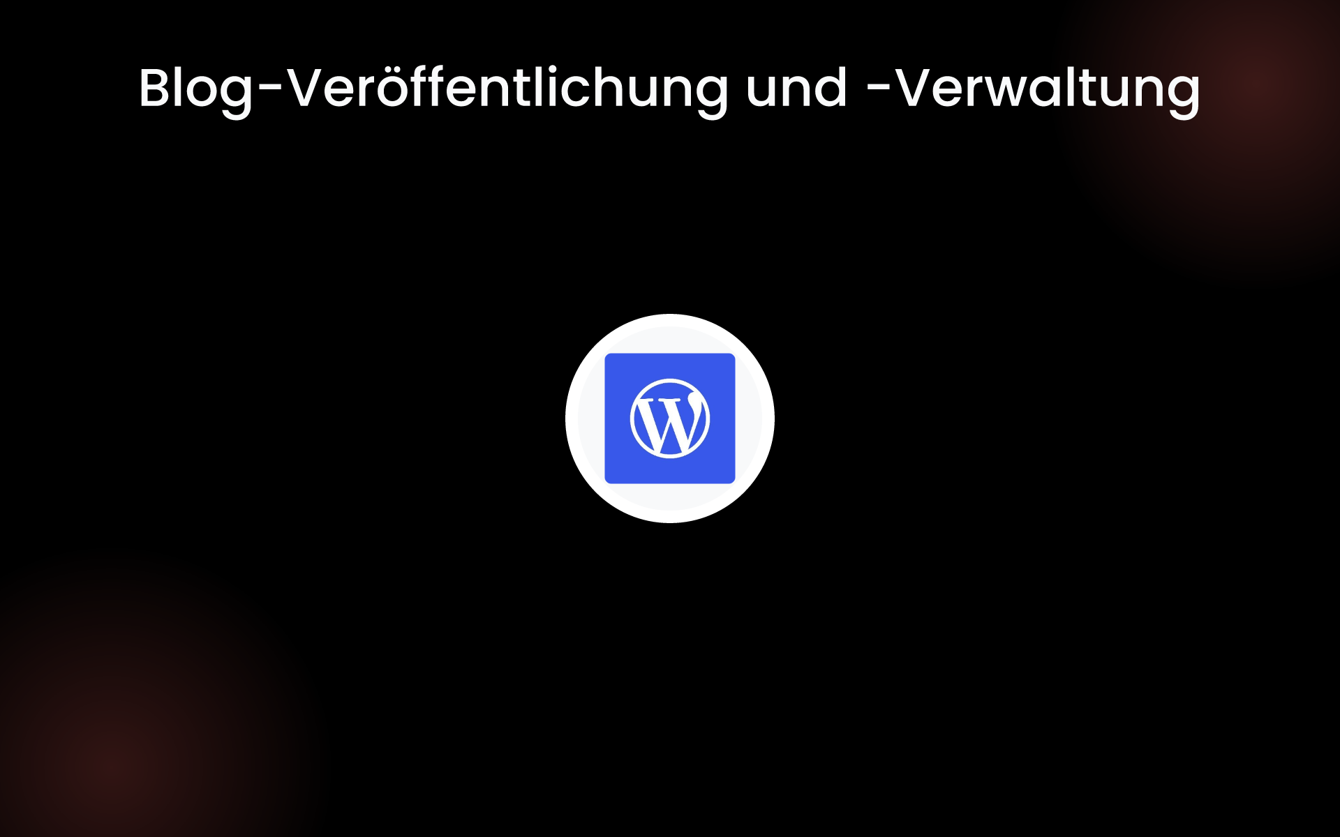 Blog-Veröffentlichung und -Verwaltung tools