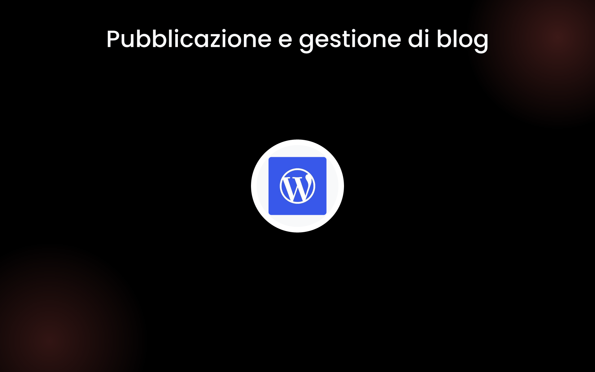 Pubblicazione e gestione di blog tools Pubblicazione e gestione di blog tools