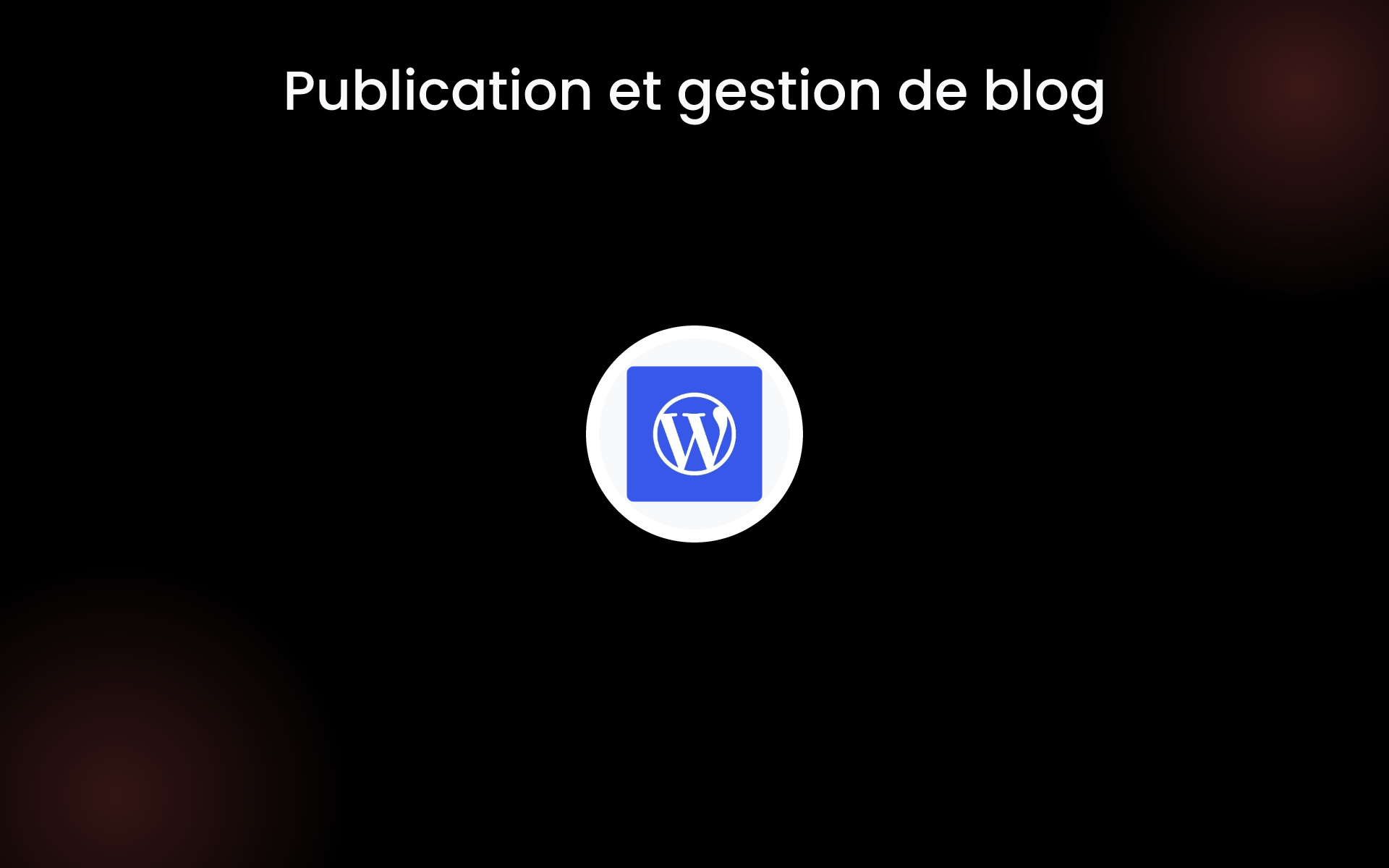 Publication et gestion de blog tools Publication et gestion de blog tools