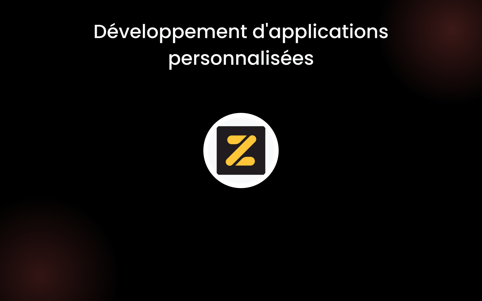 Développement d'applications personnalisées tools