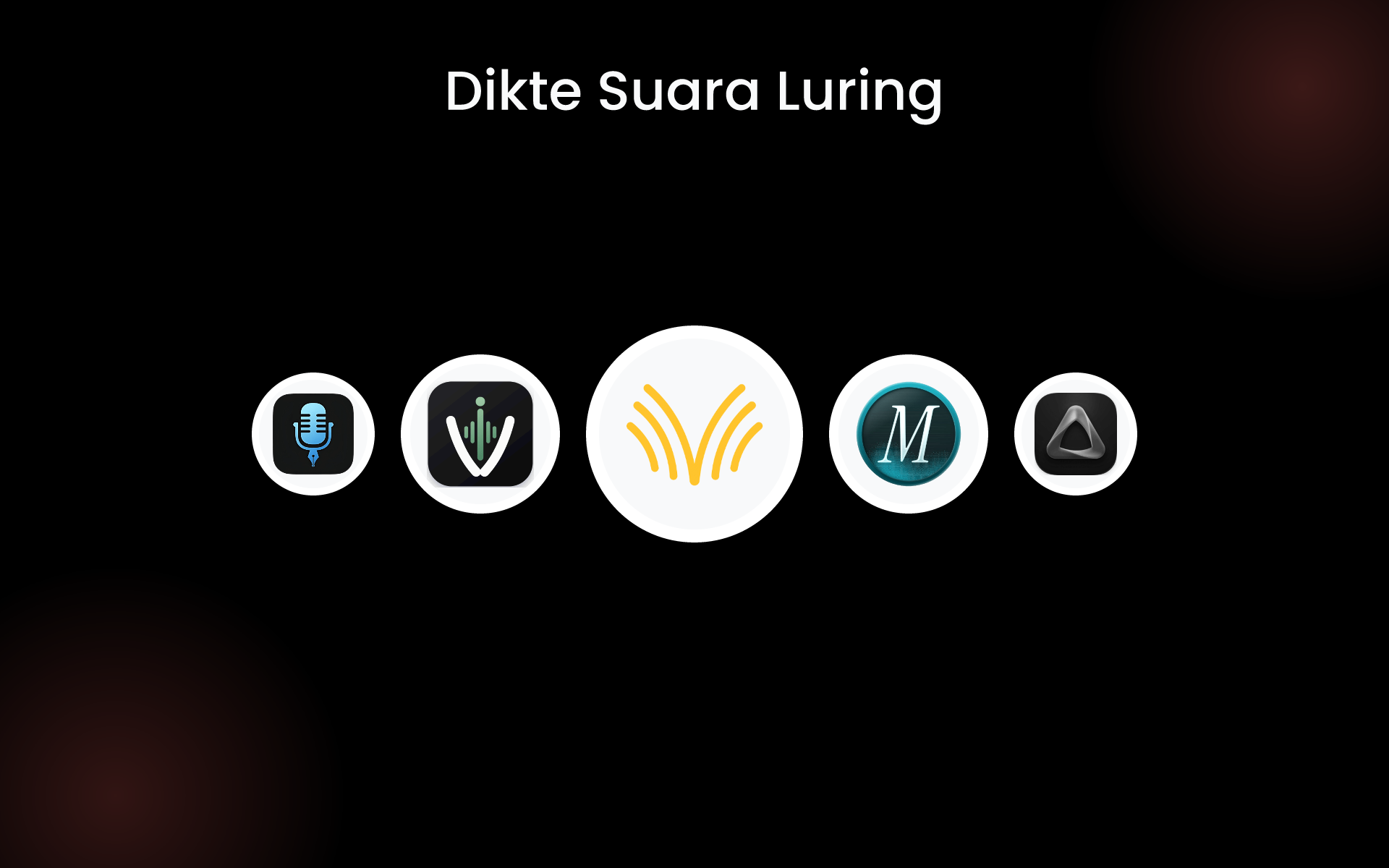Dikte Suara Luring tools Dikte Suara Luring tools