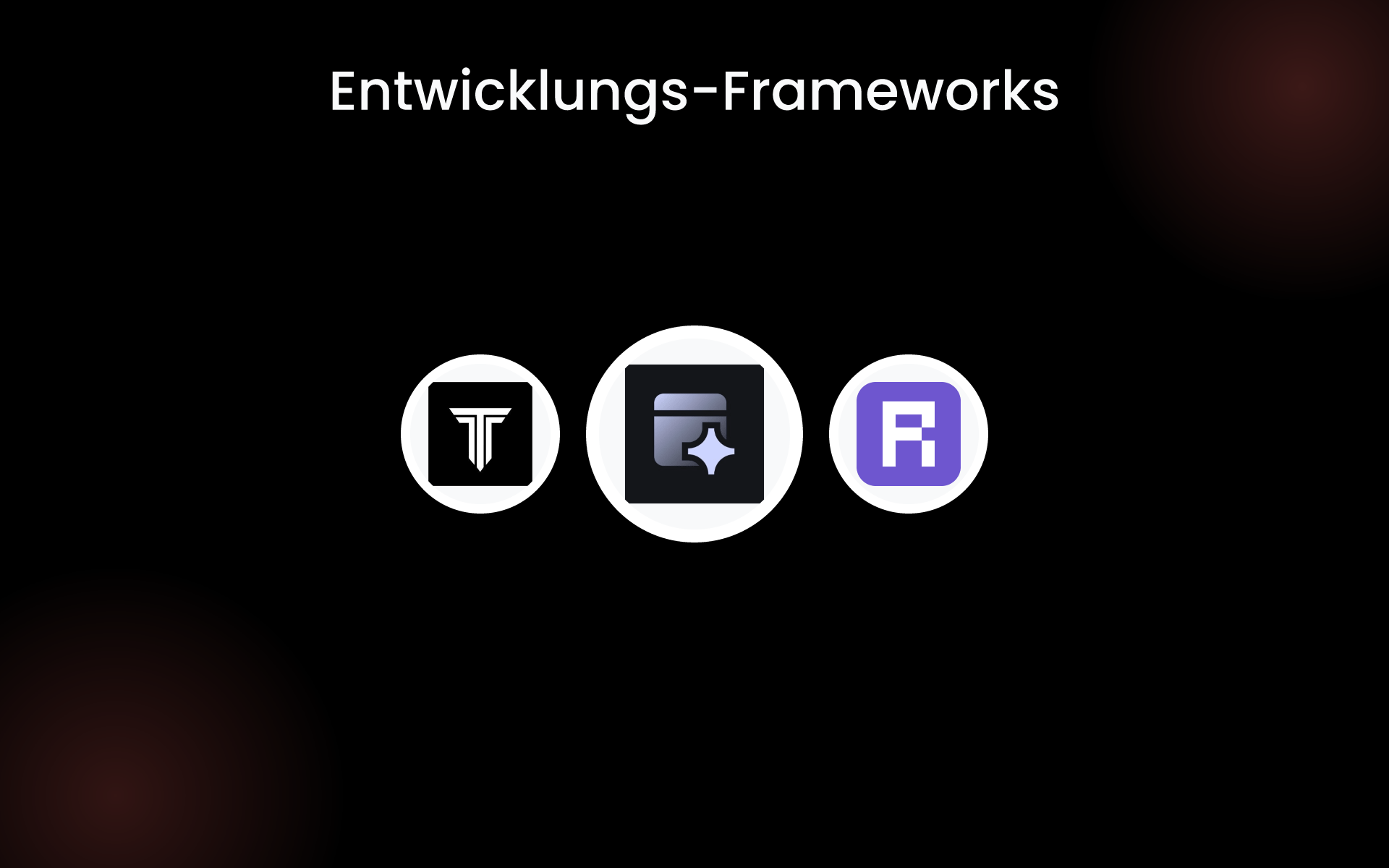 Entwicklungs-Frameworks tools Entwicklungs-Frameworks tools