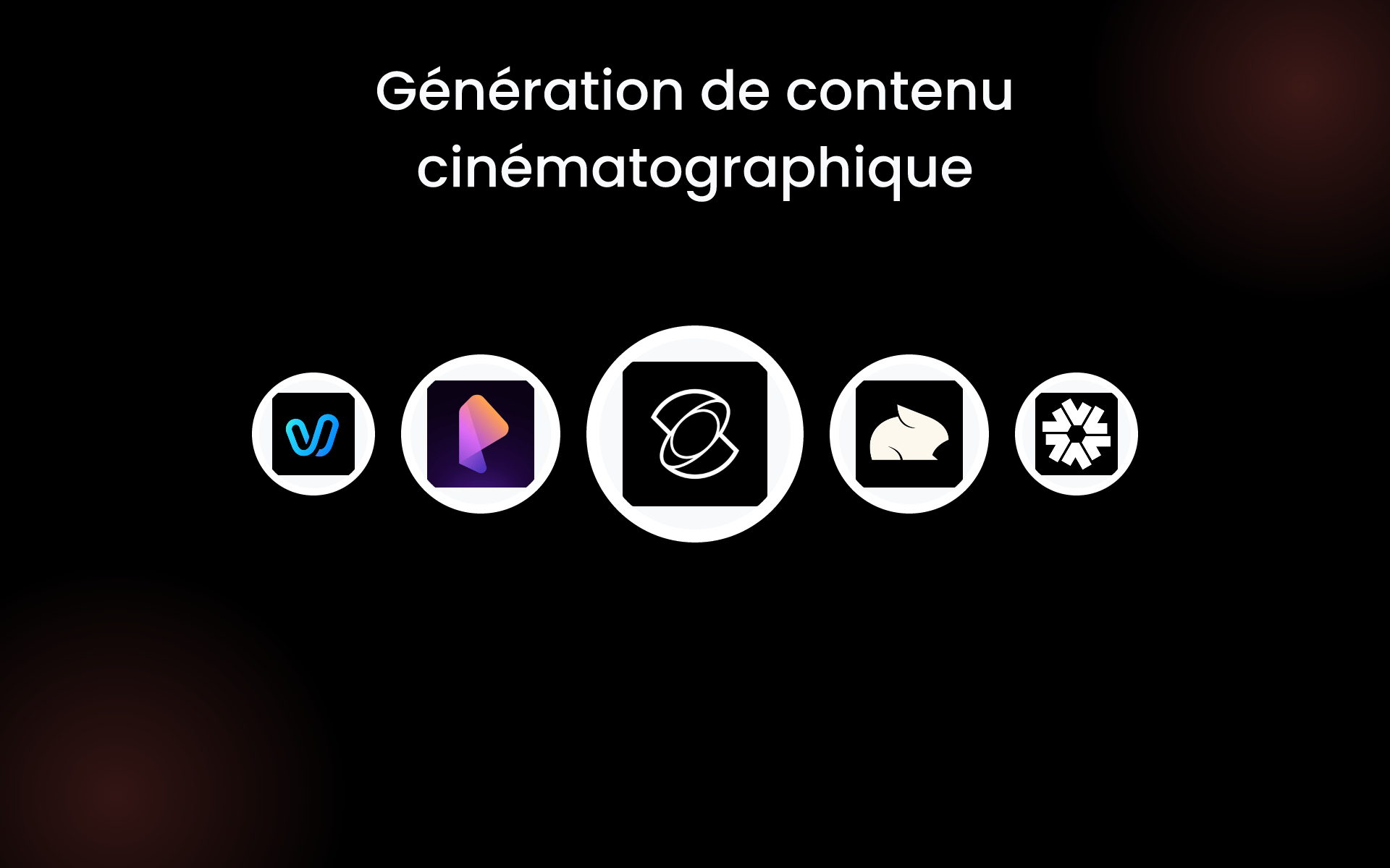 Génération de contenu cinématographique tools Génération de contenu cinématographique tools