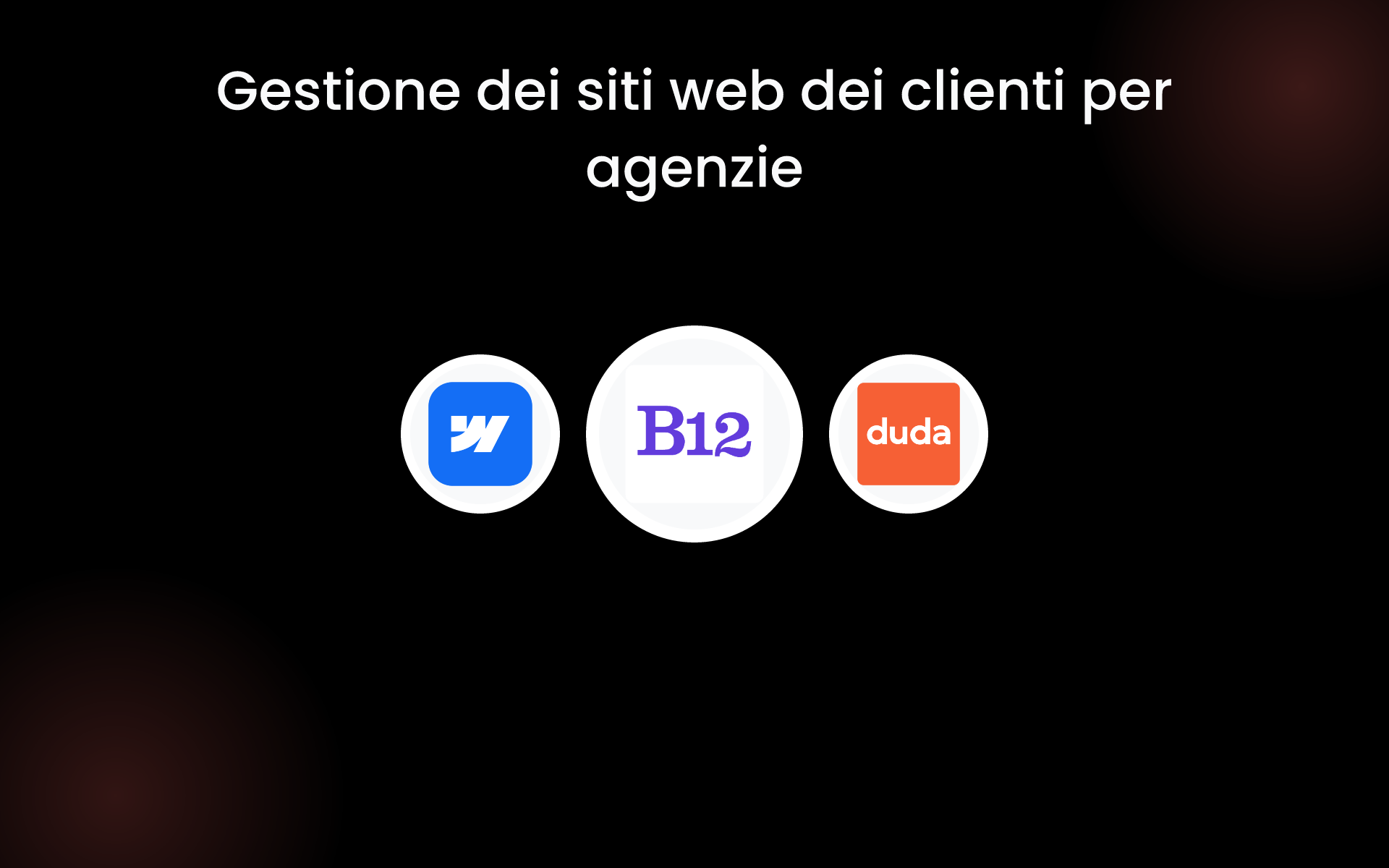 Gestione dei siti web dei clienti per agenzie tools Gestione dei siti web dei clienti per agenzie tools
