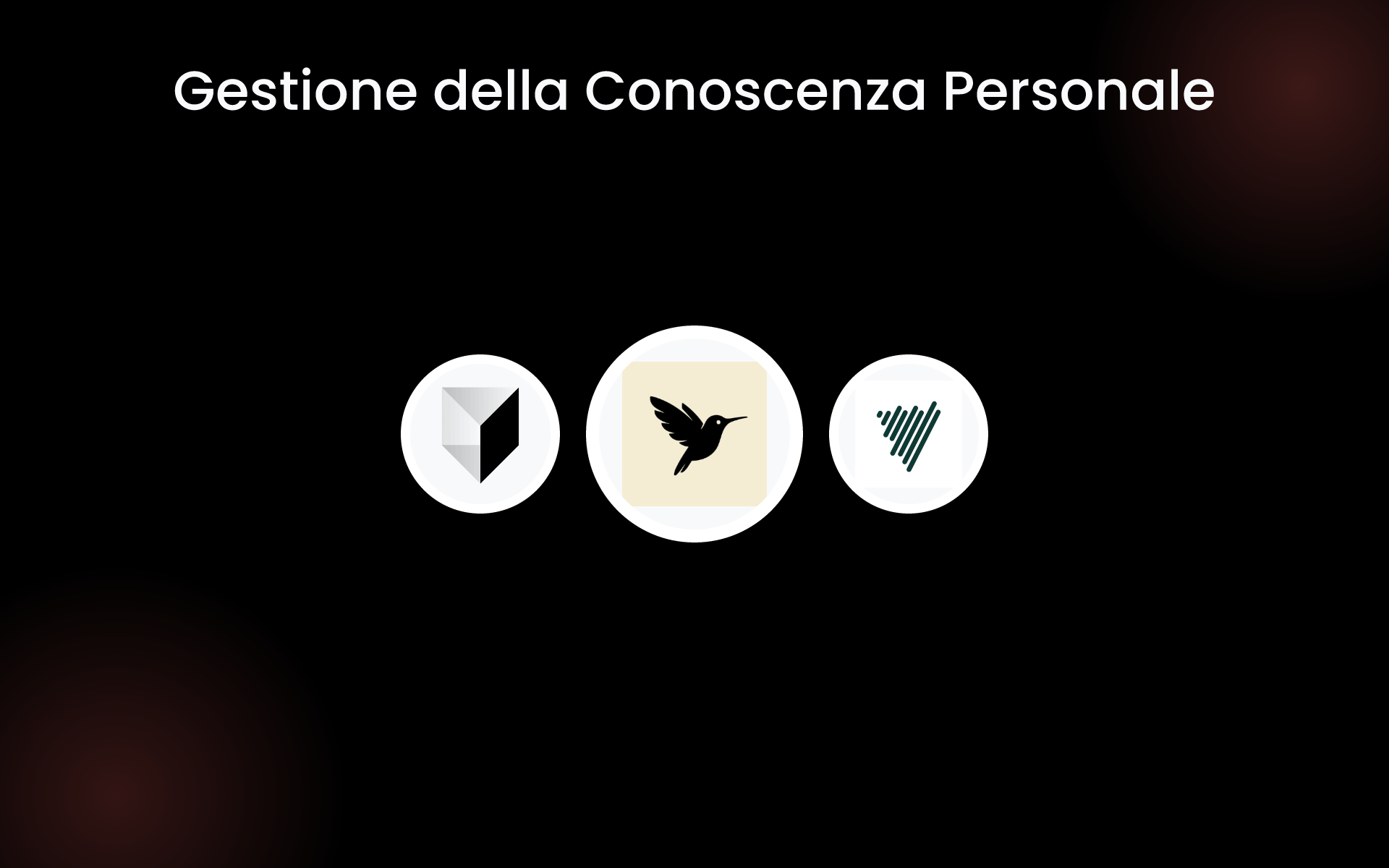 Gestione della Conoscenza Personale tools Gestione della Conoscenza Personale tools