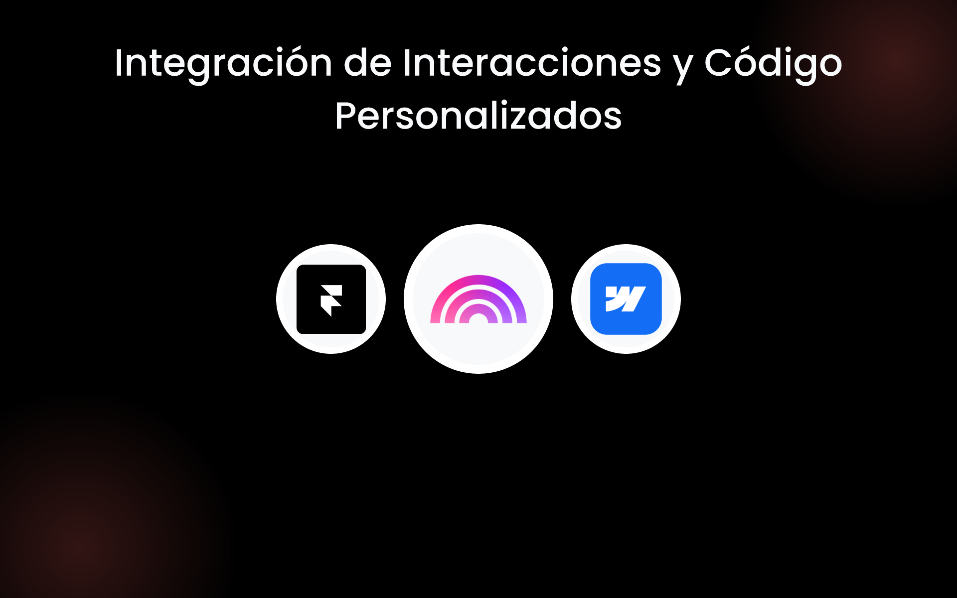 Integración de Interacciones y Código Personalizados tools Integración de Interacciones y Código Personalizados tools