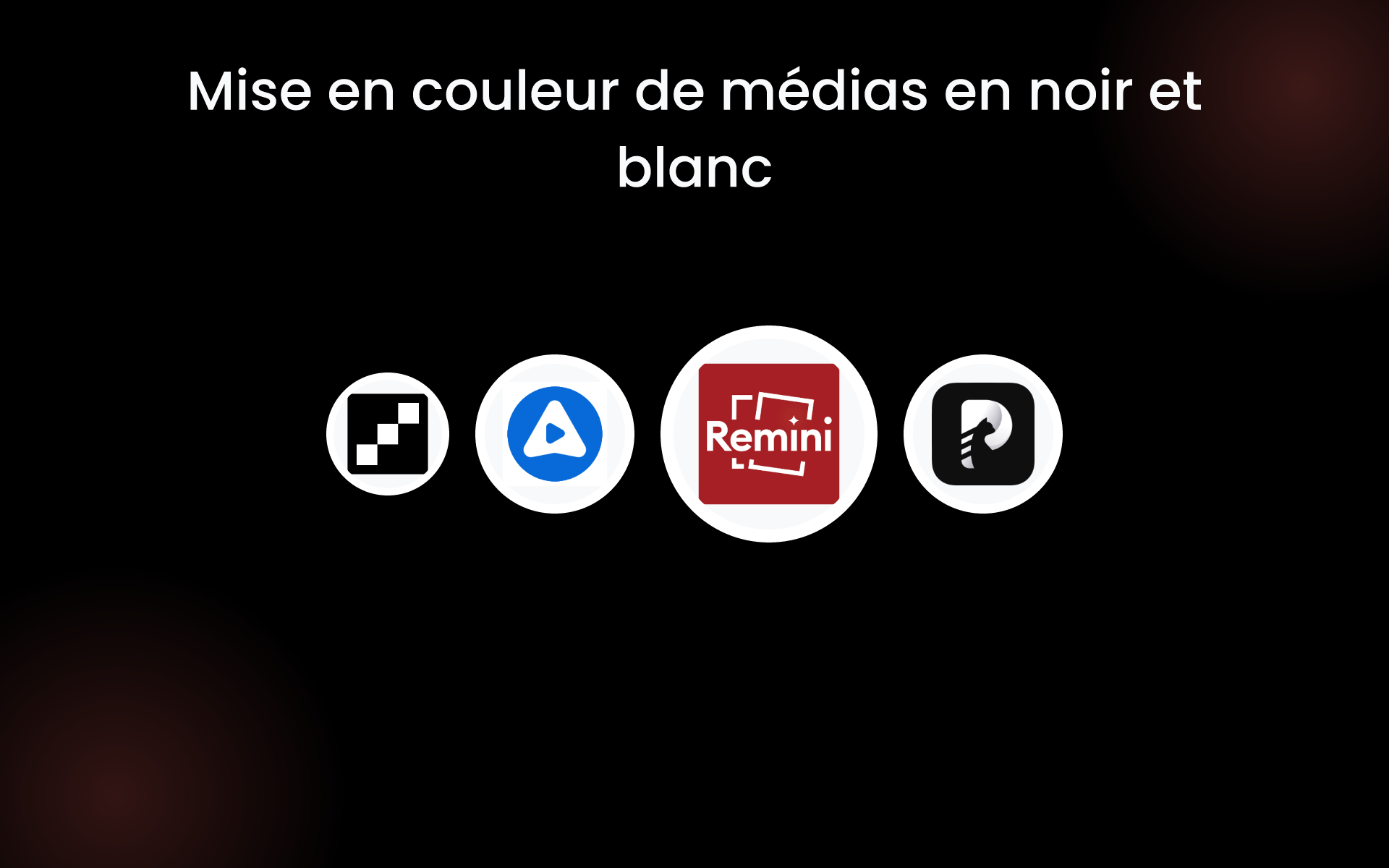 Mise en couleur de médias en noir et blanc tools Mise en couleur de médias en noir et blanc tools