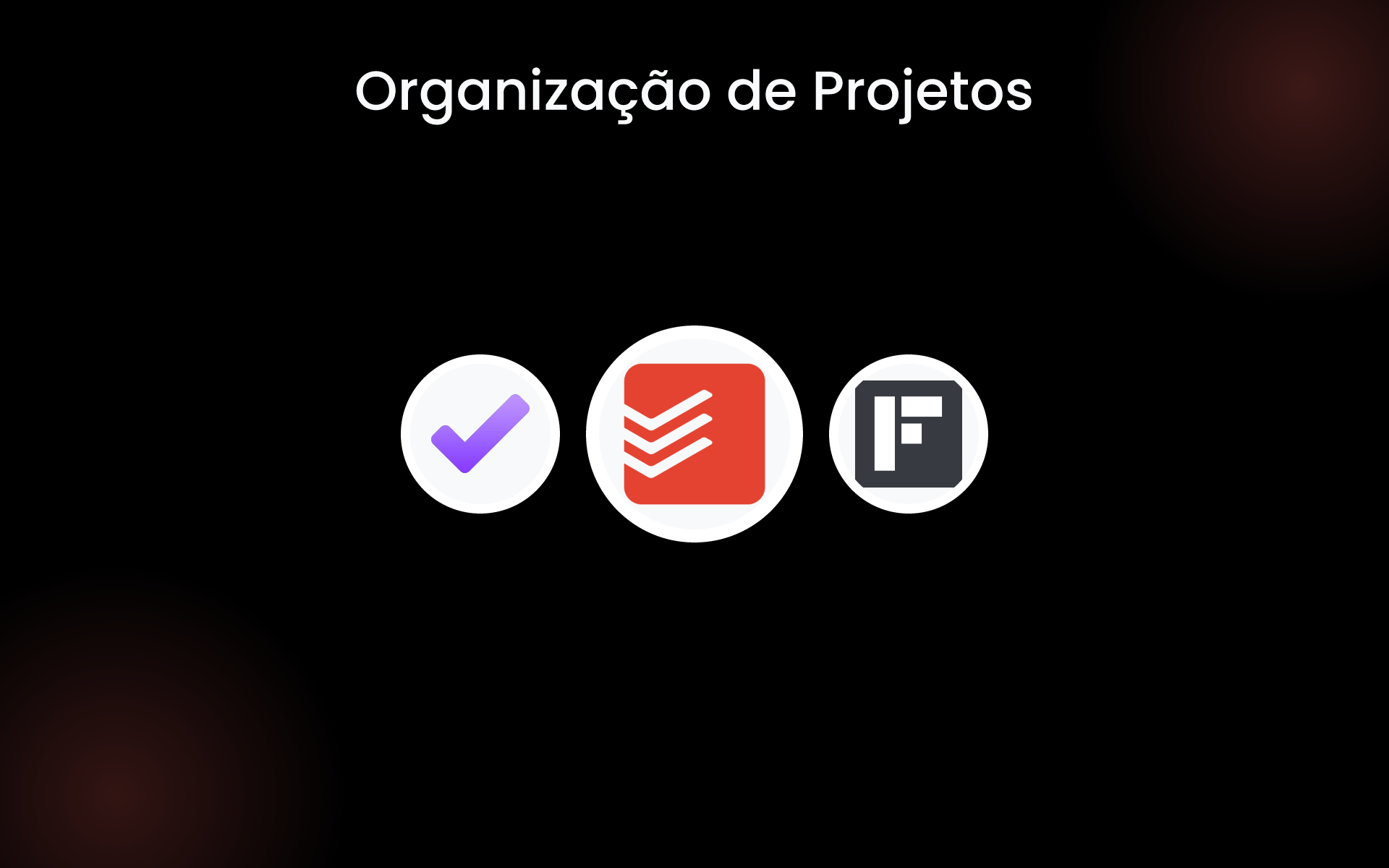 Organização de Projetos tools Organização de Projetos tools