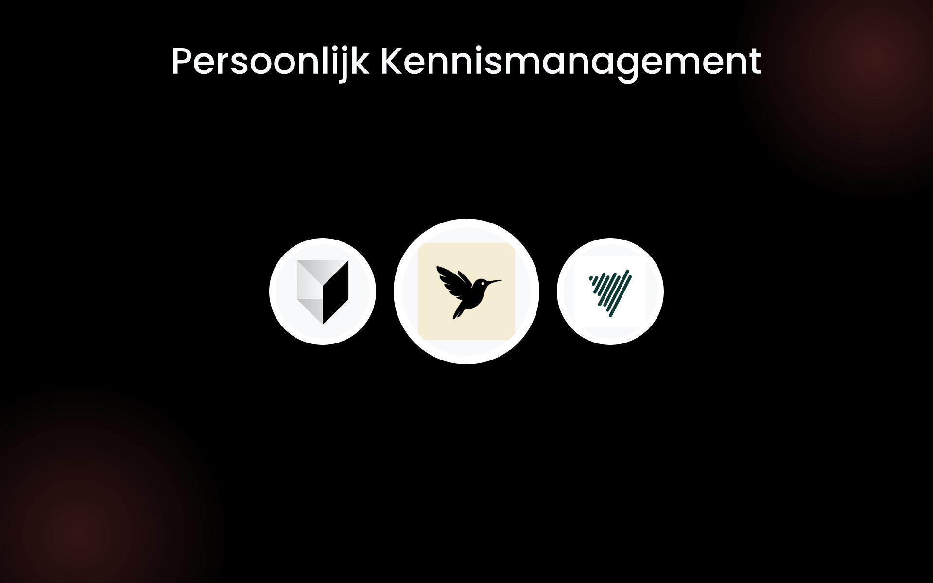 Persoonlijk Kennismanagement tools Persoonlijk Kennismanagement tools