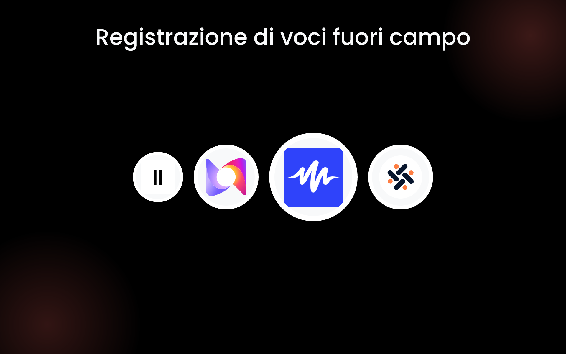 Registrazione di voci fuori campo tools Registrazione di voci fuori campo tools