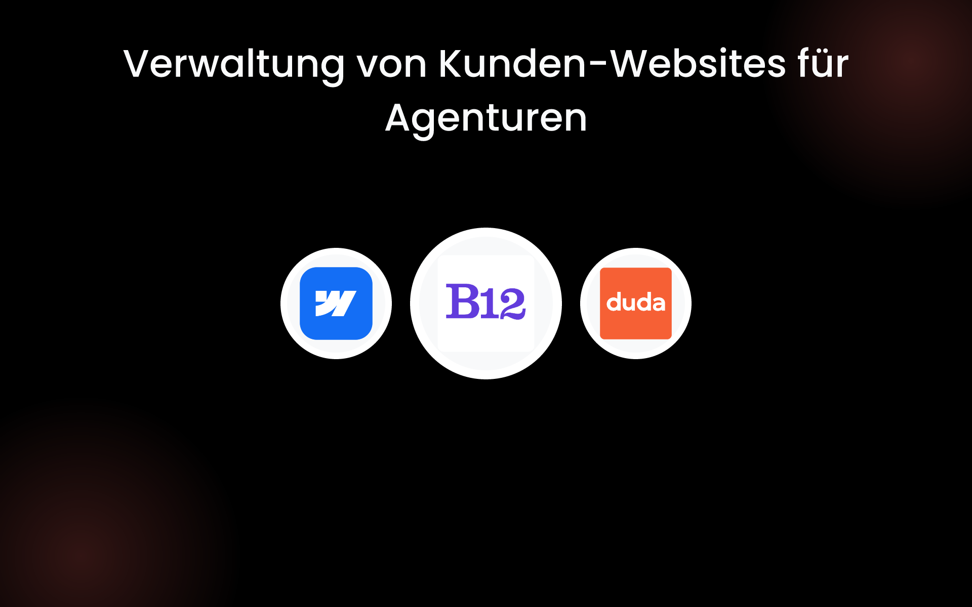 Verwaltung von Kunden-Websites für Agenturen tools Verwaltung von Kunden-Websites für Agenturen tools
